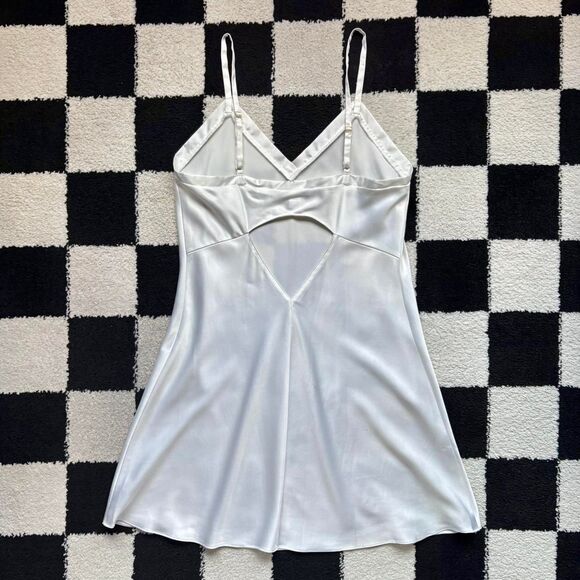 Rya Collection White Keyhole Back Slip Dress M - Picture 3 of 7